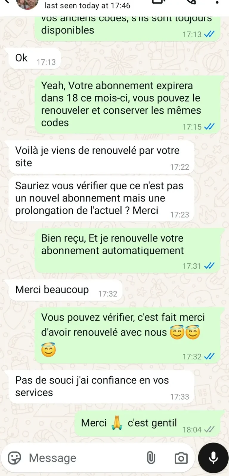 VIP IPTV | Le Meilleur abonnement IPTV France 2026 22 avis-client-whatsapp-1