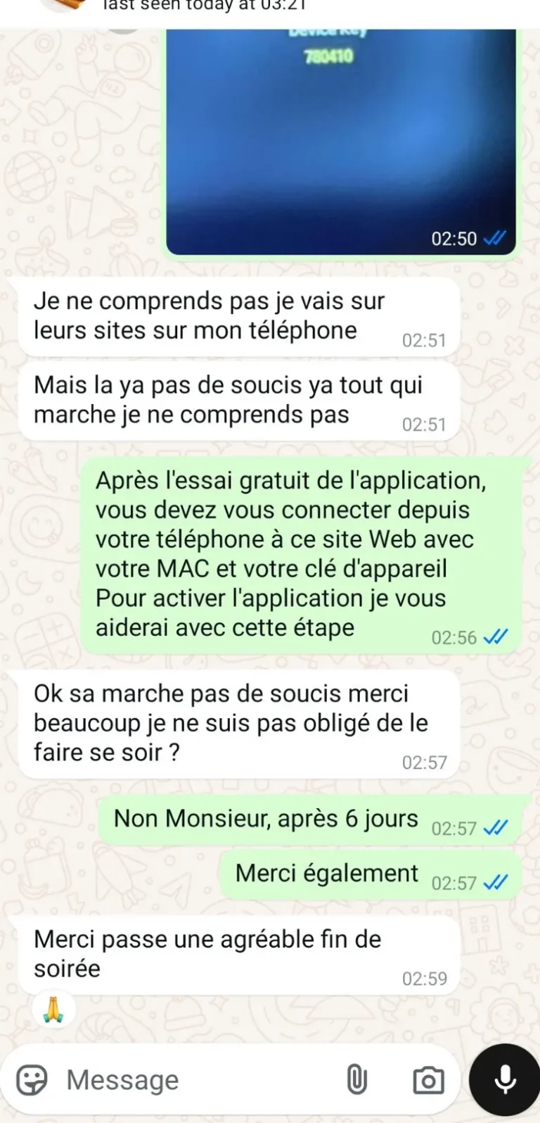 VIP IPTV | Le Meilleur abonnement IPTV France 2026 27 avis-client-whatsapp-6